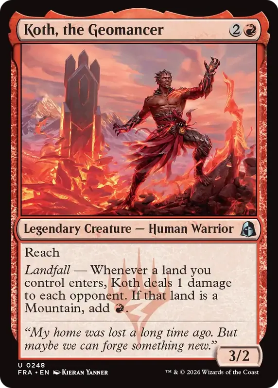 Koth, the Geomancer [Reality Fracture]