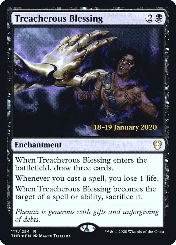 Treacherous Blessing [Theros Beyond Death Promos]