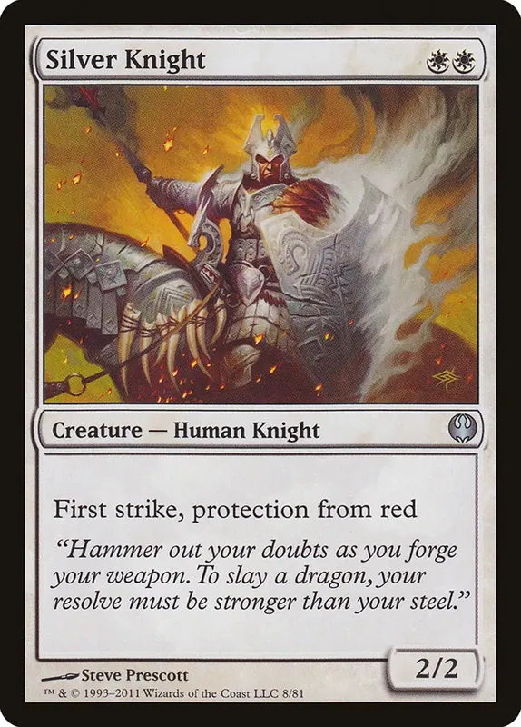 Silver Knight [Duel Decks: Knights vs. Dragons]
