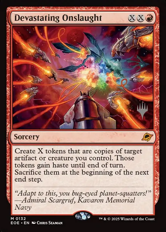 Devastating Onslaught [Edge of Eternities Promos]