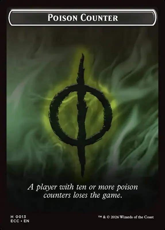 Poison Counter [Lorwyn Eclipsed Commander Tokens]