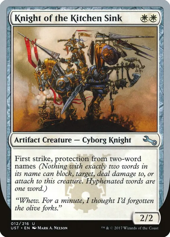 Knight of the Kitchen Sink [Unstable]