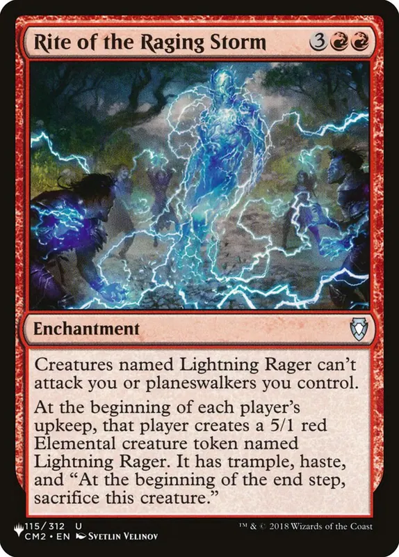 Rite of the Raging Storm [The List]