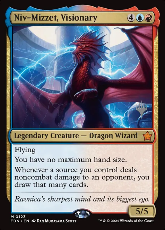 Niv-Mizzet, Visionary [Foundations Promos]