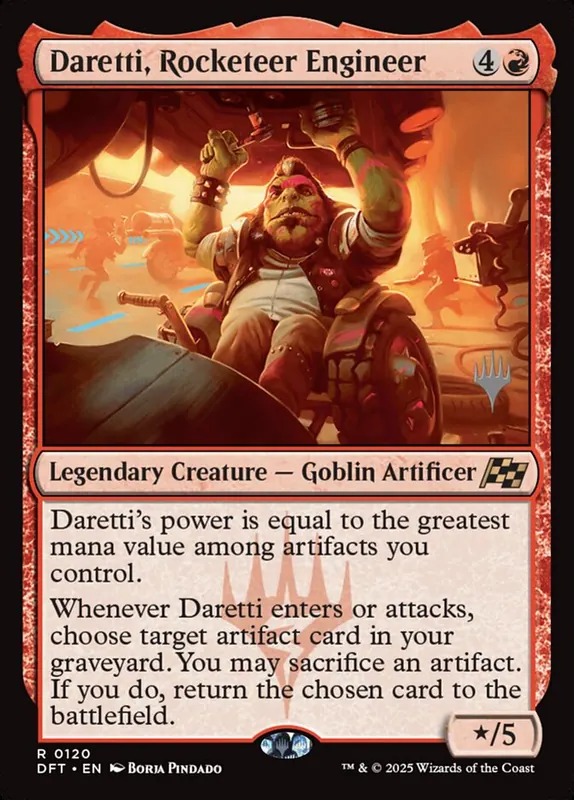 Daretti, Rocketeer Engineer [Aetherdrift Promos]