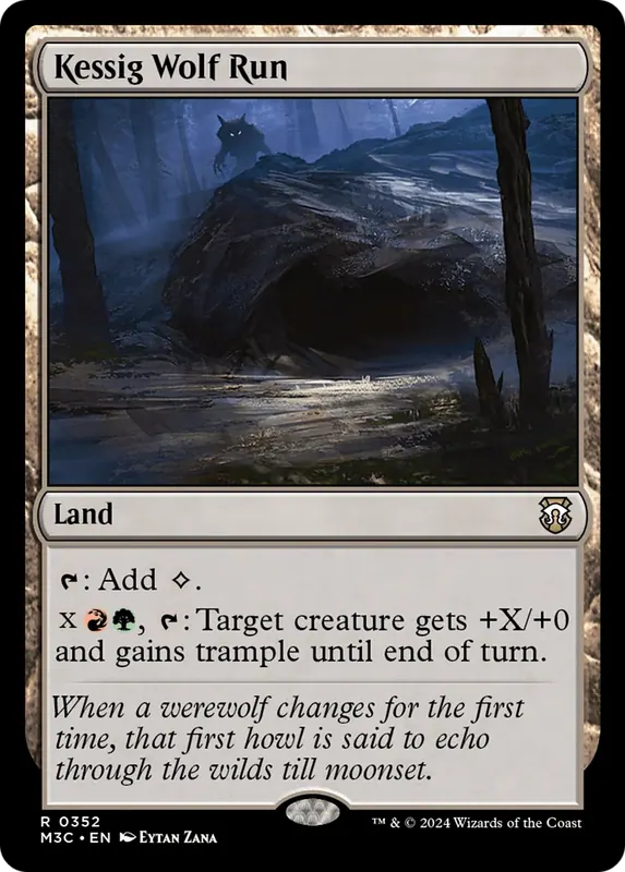 Kessig Wolf Run (Ripple Foil) [Modern Horizons 3 Commander]