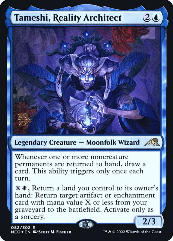 Tameshi, Reality Architect [Kamigawa: Neon Dynasty Promos]