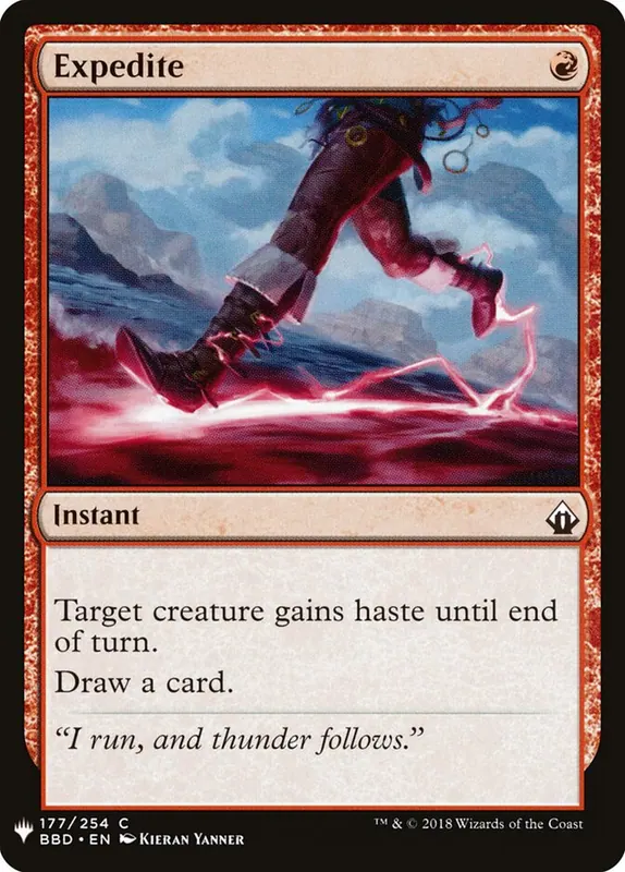 Expedite [The List]