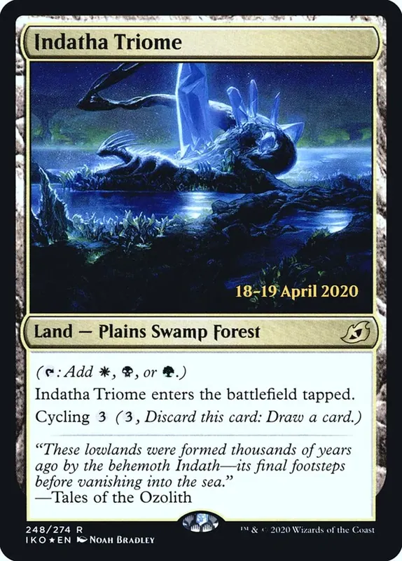 Indatha Triome [Ikoria: Lair of Behemoths Prerelease Promos] - Español
