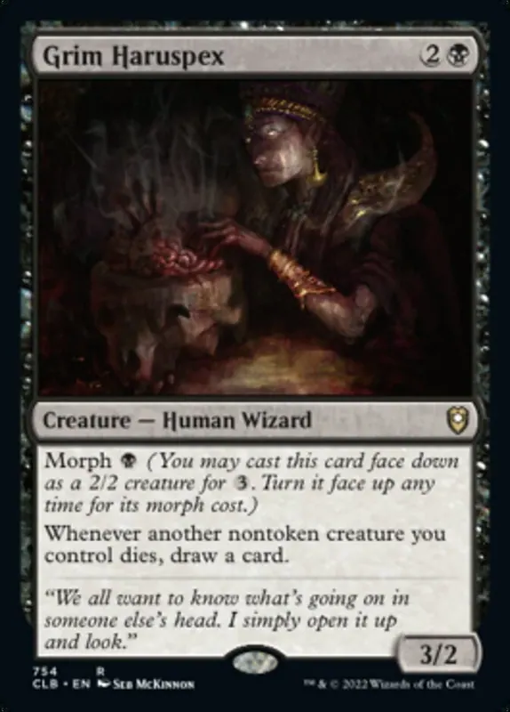 Grim Haruspex [Commander Legends: Battle for Baldur's Gate] - Español