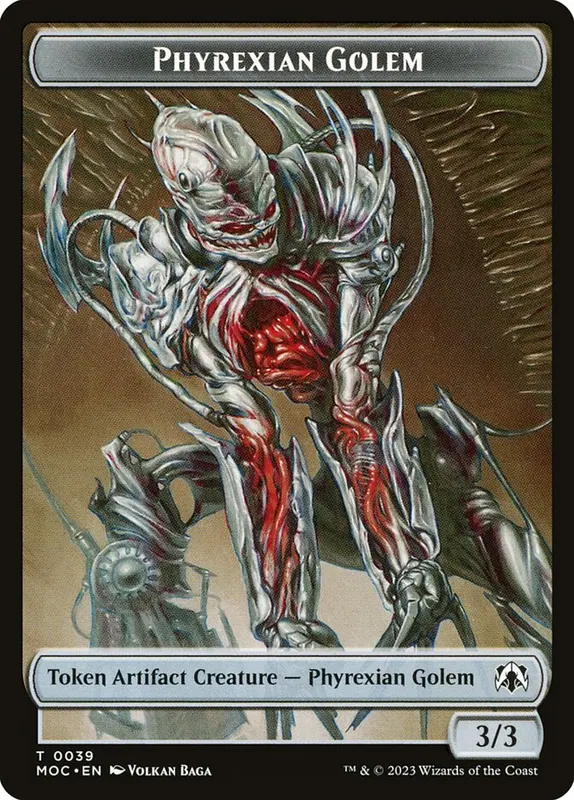 Phyrexian Golem [March of the Machine Commander Tokens]
