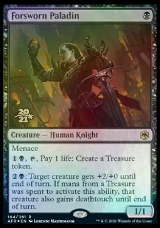 Forsworn Paladin [Dungeons & Dragons: Adventures in the Forgotten Realms Prerelease Promos]