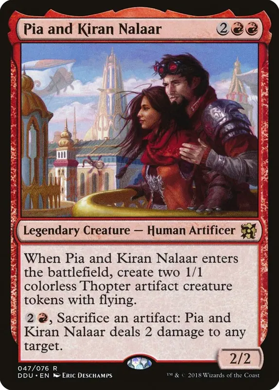 Pia and Kiran Nalaar [Duel Decks: Elves vs. Inventors]