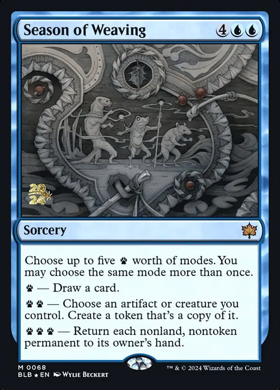 Season of Weaving [Bloomburrow Promos]