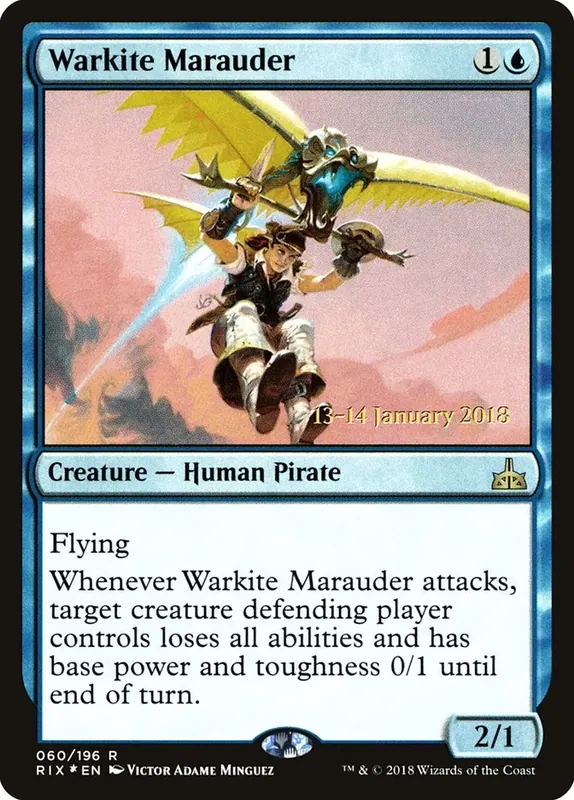 Warkite Marauder [Rivals of Ixalan Prerelease Promos] - Español