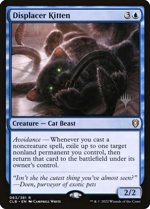 Displacer Kitten [Battle for Baldur's Gate Promos]
