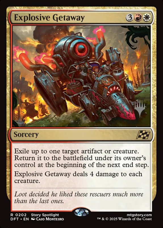 Explosive Getaway [Aetherdrift Promos]