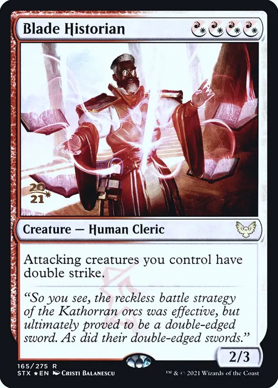 Blade Historian [Strixhaven: School of Mages Promos]