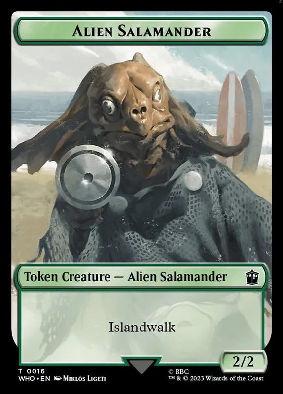 Alien Salamander [Doctor Who Tokens]