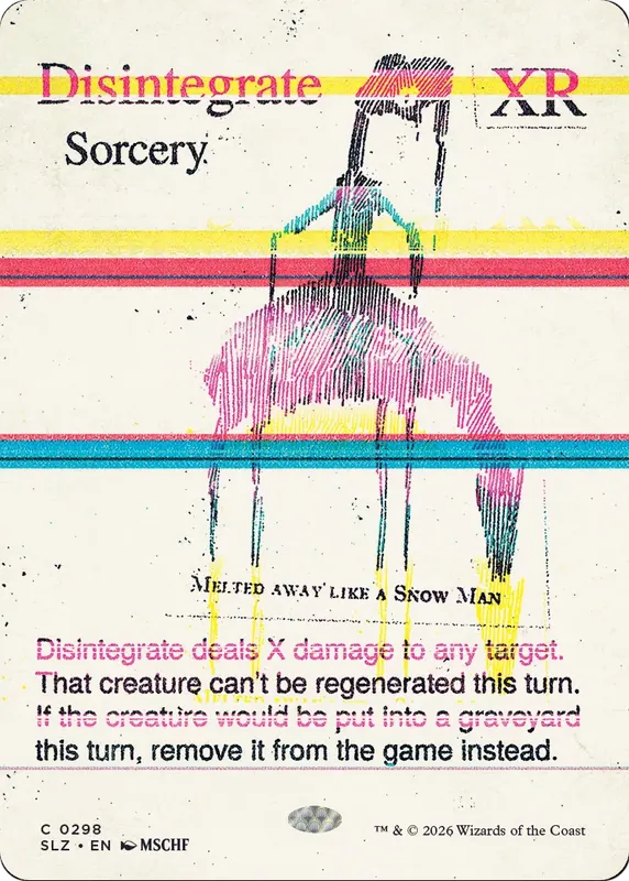 Disintegrate (0298) [Secret Lair x MSCHF: The Zeta Set]