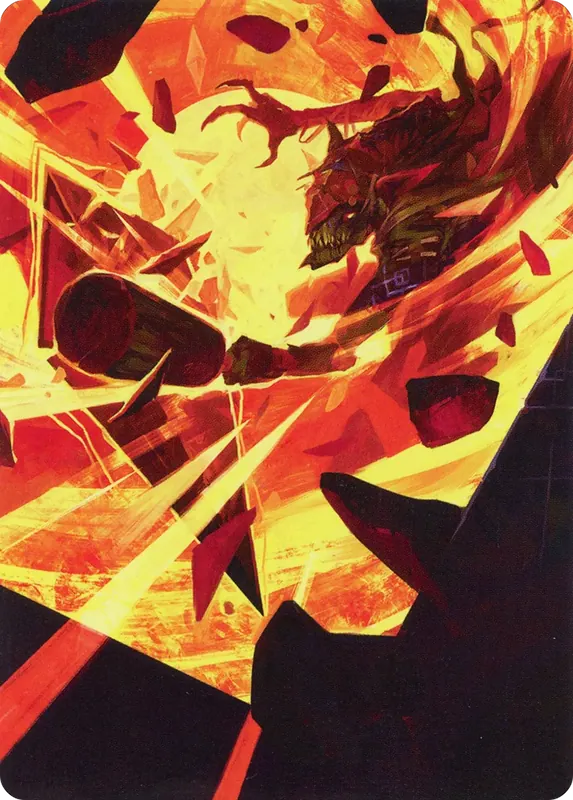 Zada, Hedron Grinder Art Card [March of the Machine Art Series]