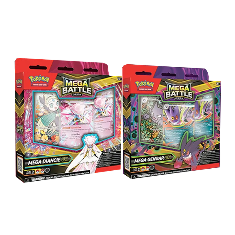 Pokémon - Mega Battle Deck (Mega Gengar ex or Mega Diancie ex) - Ingles