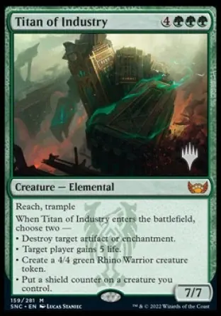 Titan of Industry (Promo Pack) [Streets of New Capenna Promos] - Español