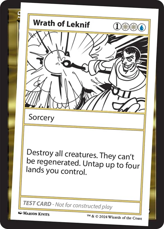 Wrath of Leknif [Mystery Booster 2 Playtest Cards]
