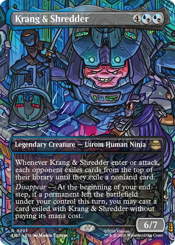 Krang & Shredder (Borderless) [Teenage Mutant Ninja Turtles] - Español