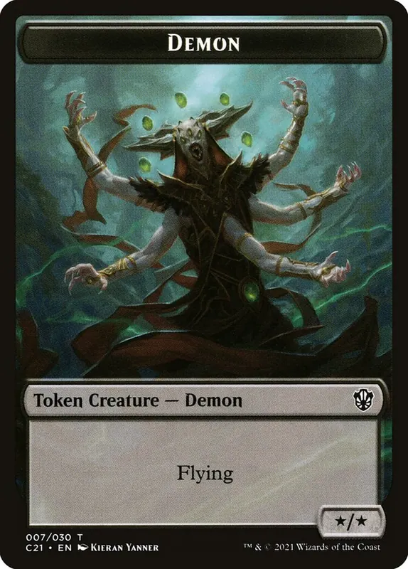 Demon [Commander 2021 Tokens]