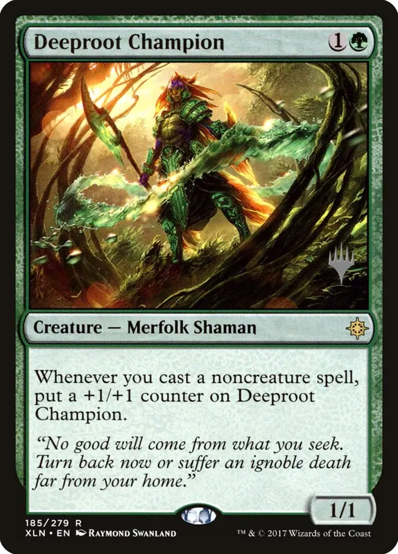 Deeproot Champion [Ixalan Promos]