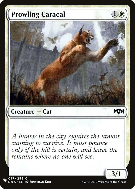Prowling Caracal [The List]