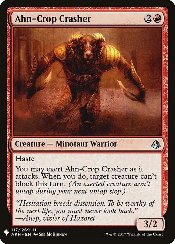 Ahn-Crop Crasher [The List]