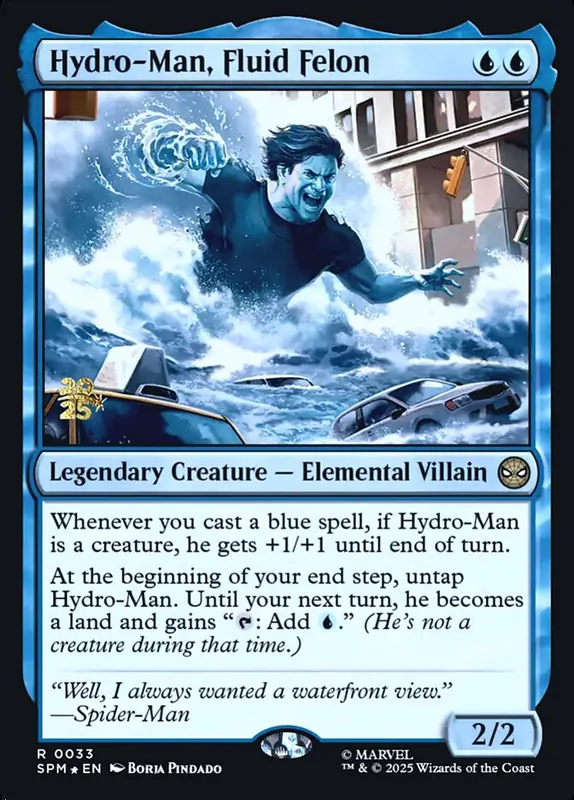 Hydro-Man, Fluid Felon [Marvel's Spider-Man Promos]
