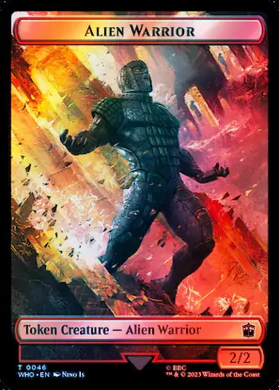 Alien Warrior [Doctor Who Tokens]