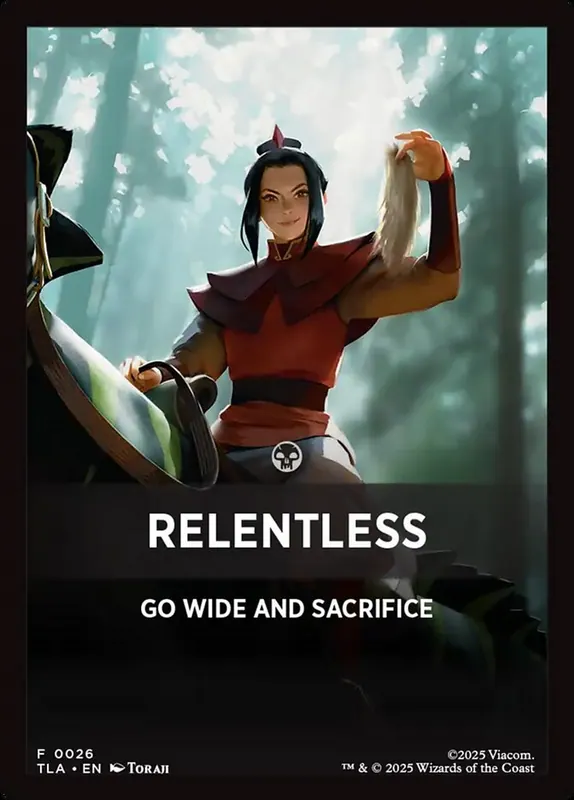 Relentless [Avatar: The Last Airbender Jumpstart Front Cards]