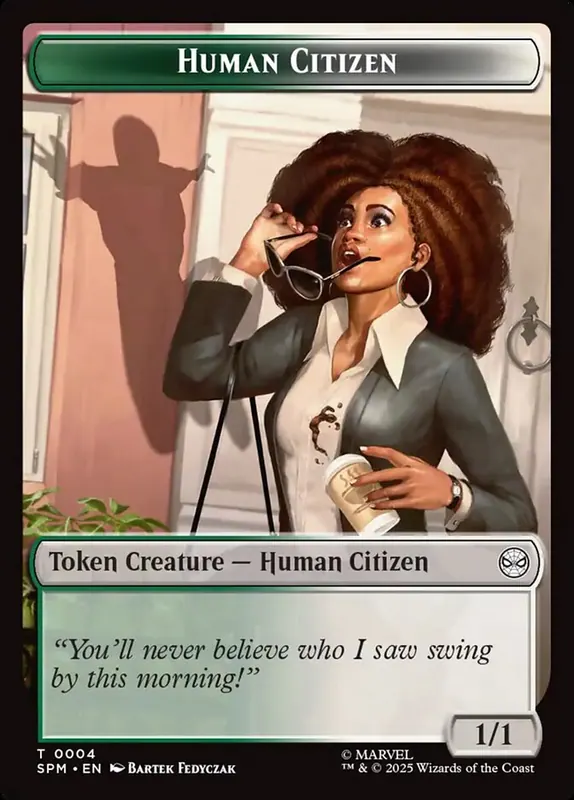 Human Citizen [Marvel's Spider-Man Tokens]