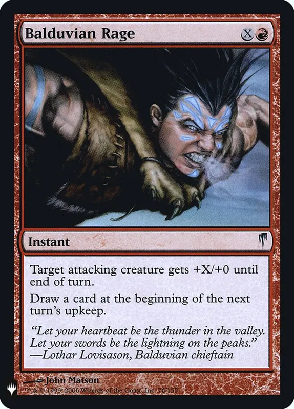 Balduvian Rage [The List]