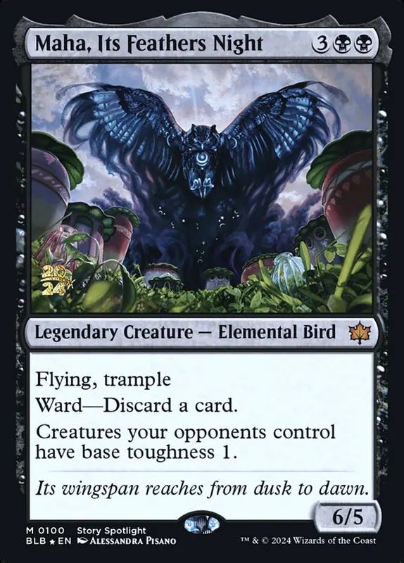 Maha, Its Feathers Night [Bloomburrow Promos]