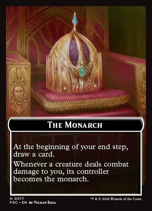 The Monarch [Foundations Commander Tokens]