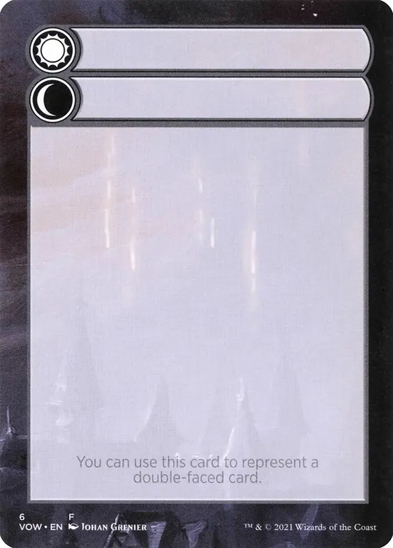Double-Faced Substitute Card [Innistrad: Crimson Vow Substitute Cards]