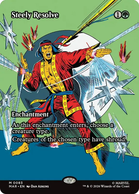 Steely Resolve (Borderless) [Marvel Universe: Eternal-Legal]