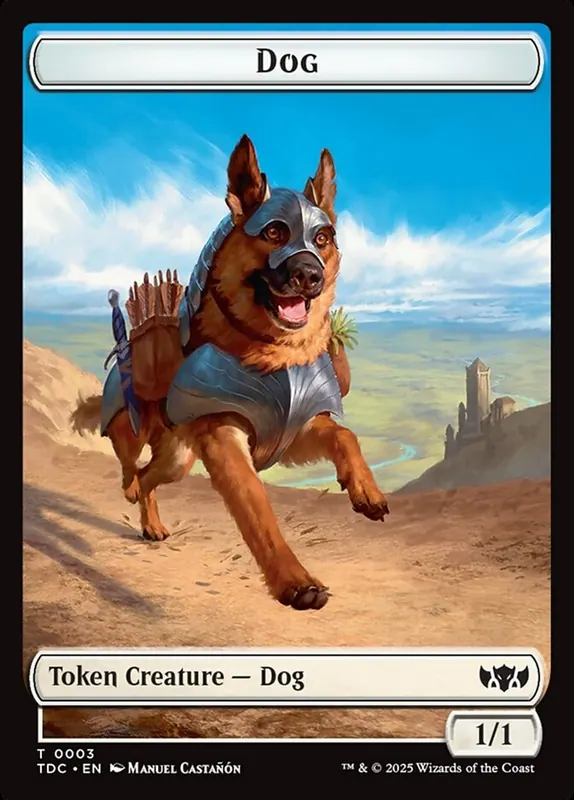 Dog [Tarkir: Dragonstorm Commander Tokens]