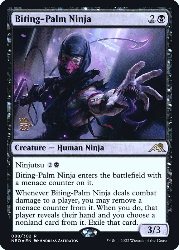 Biting-Palm Ninja [Kamigawa: Neon Dynasty Promos]