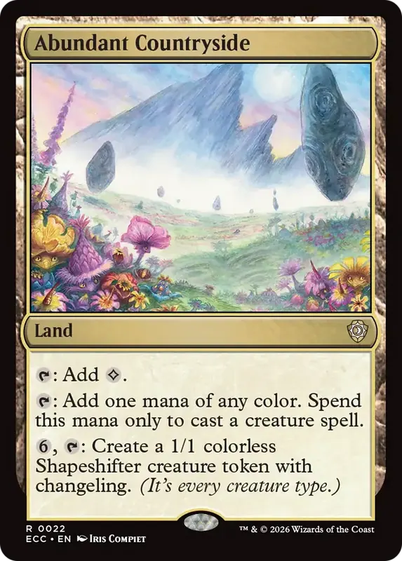 Abundant Countryside [Lorwyn Eclipsed Commander]