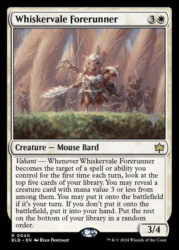 Whiskervale Forerunner [Bloomburrow Promos]