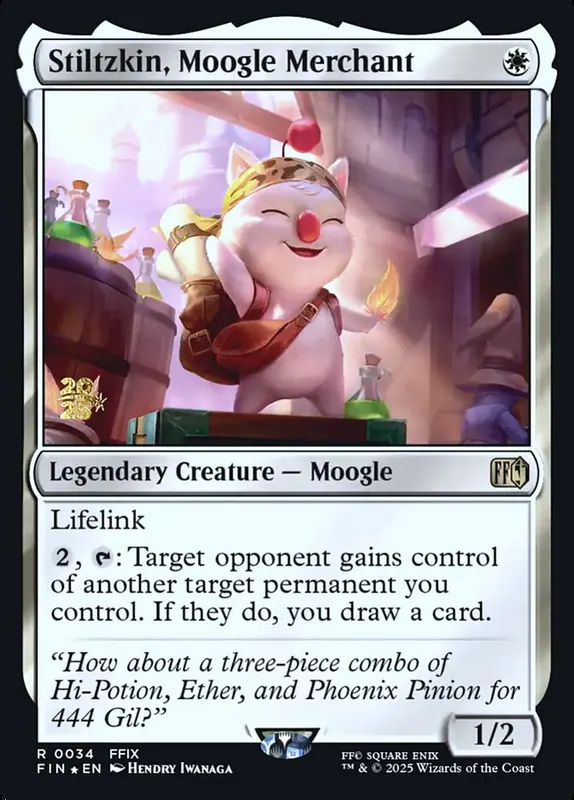 Stiltzkin, Moogle Merchant [Final Fantasy Promos]