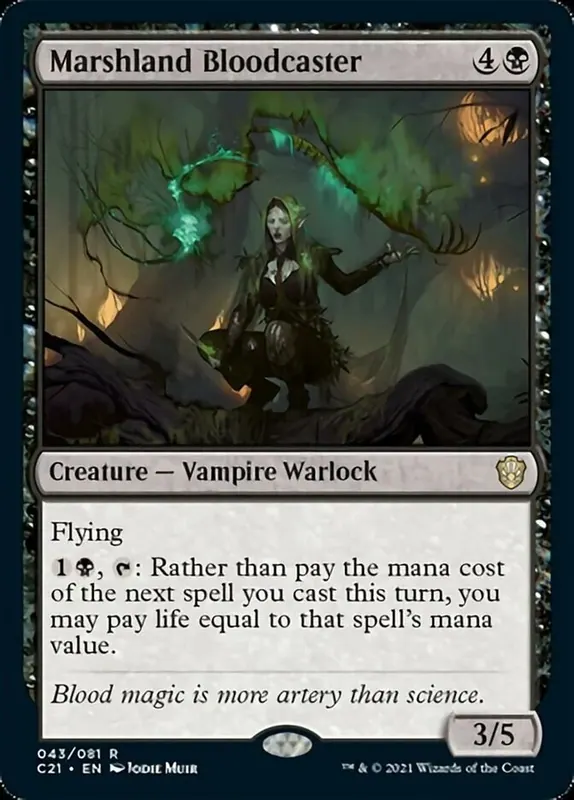 Marshland Bloodcaster [Commander 2021]