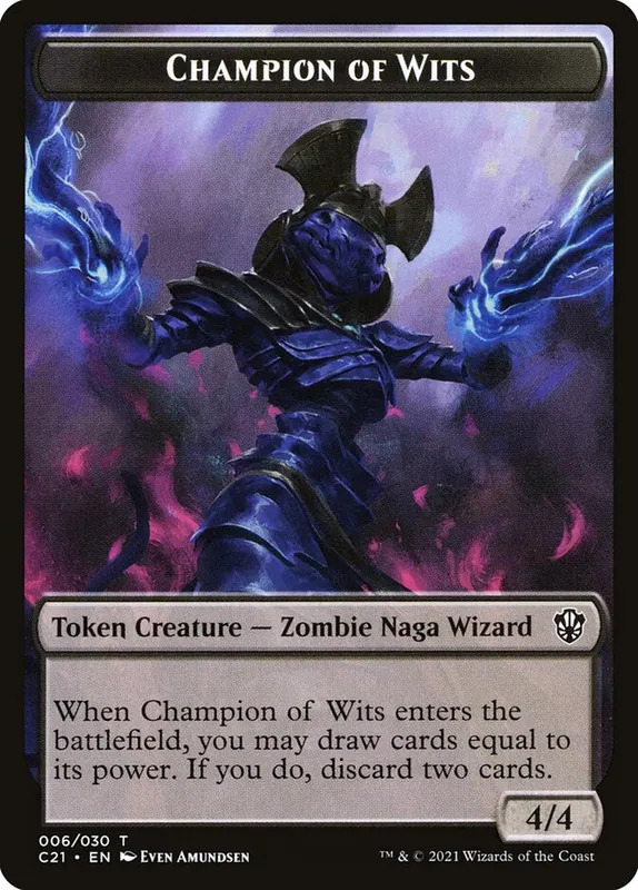 Champion of Wits [Commander 2021 Tokens]