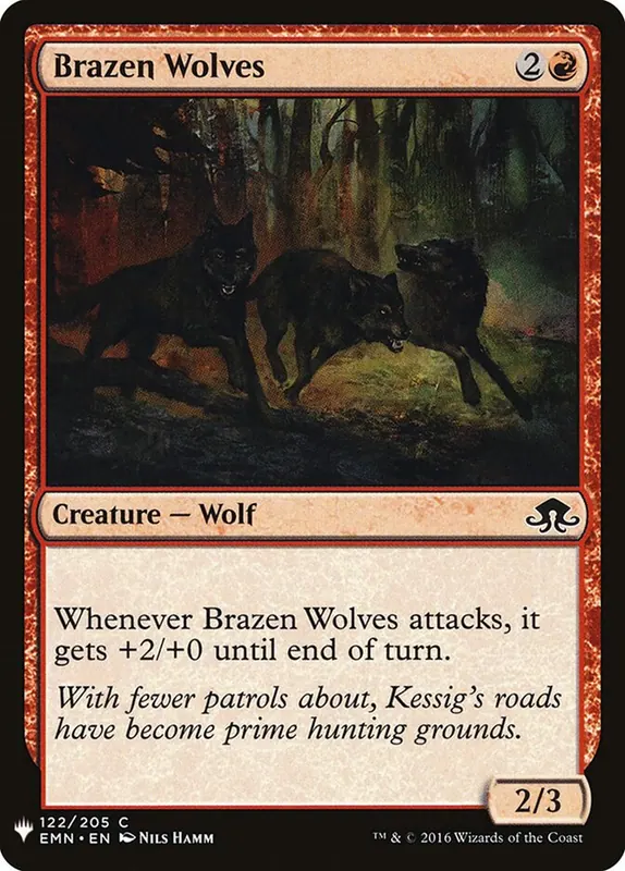Brazen Wolves [The List]